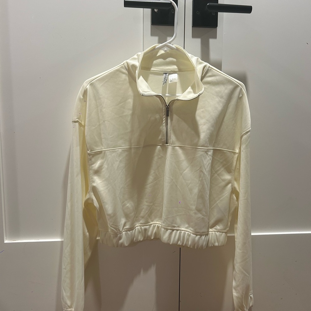H&M Cream Zip-Up Jacket